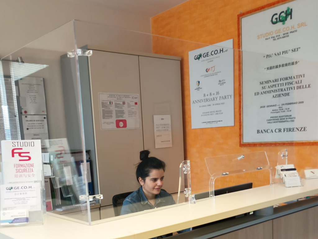 Accoglienza desk multilingua